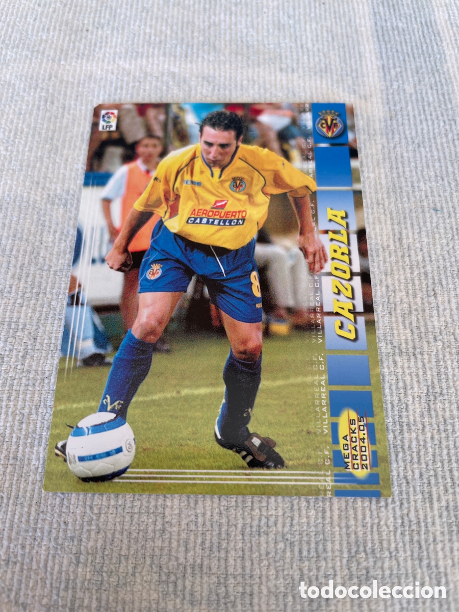 Cromos de f&uacute;tbol: CAZORLA MEGA CRACKS 2004-05 Panini Sports 474 Villarreal C.F.