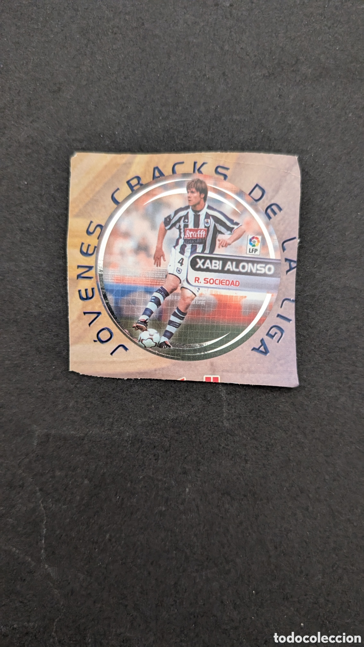 Cromos de f&uacute;tbol: XABI ALONSO REAL SOCIEDAD JOVENES CRACKS NUTELLA LIGA ESTE 2003/04 03 04 RECORTADO