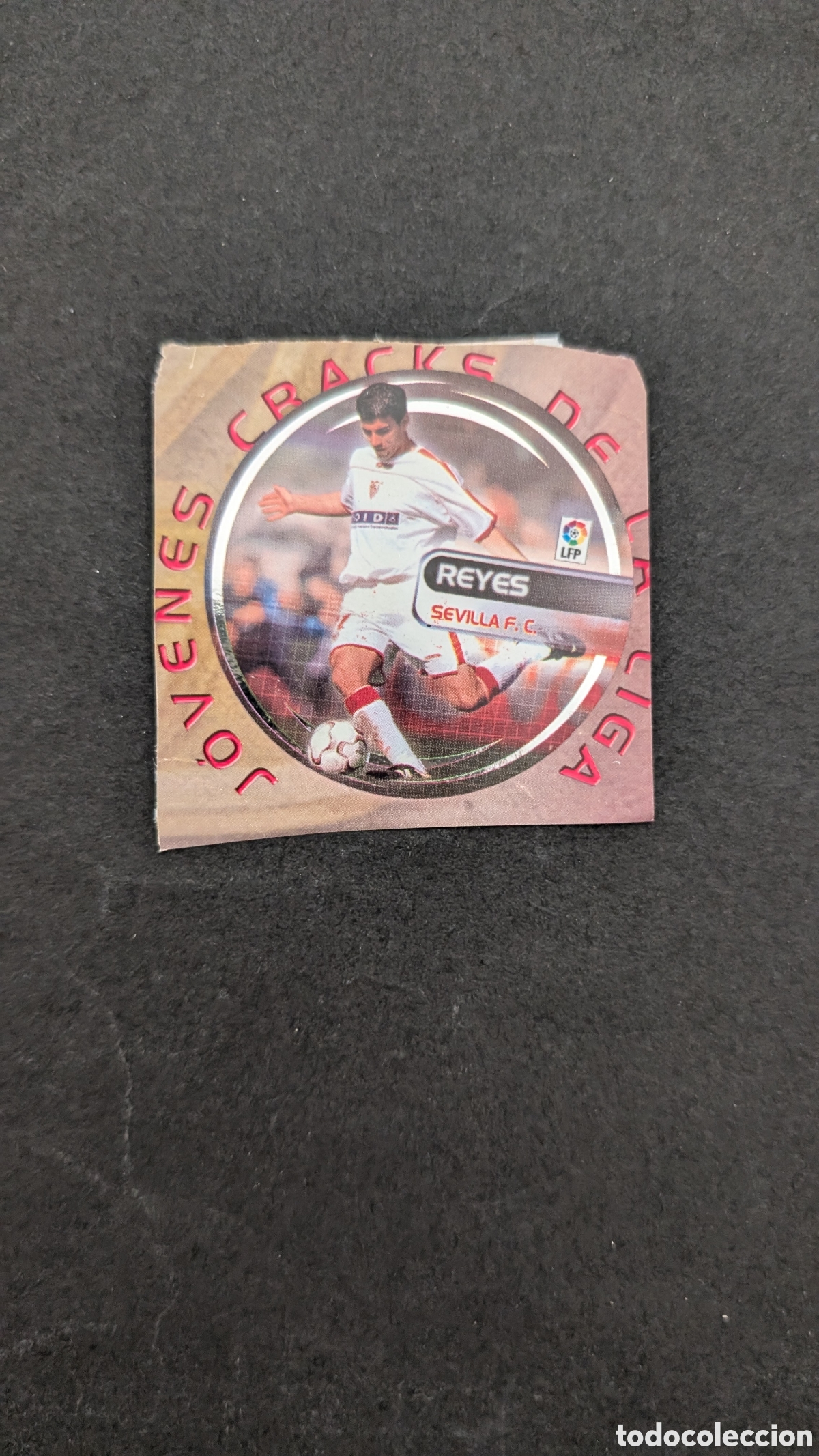 Cromos de f&uacute;tbol: REYES SEVILLA JOVENES CRACKS NUTELLA LIGA ESTE 2003/04 03 04 RECORTADO