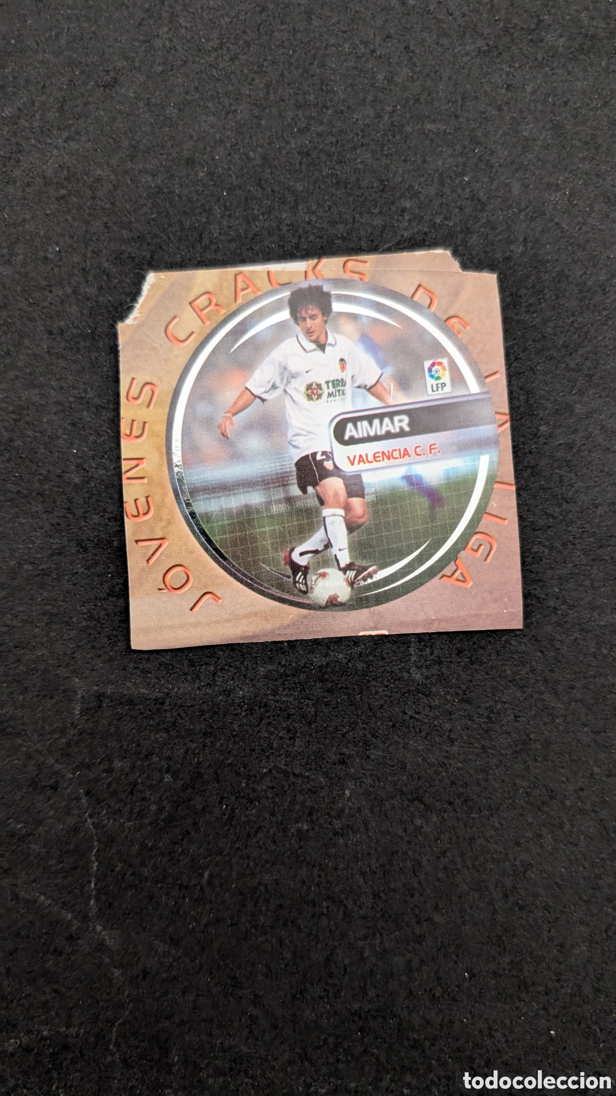 Figurine di Calcio: AIMAR VALENCIA JOVENES CRACKS NUTELLA LIGA ESTE 2003/04 03 04 RECORTADO