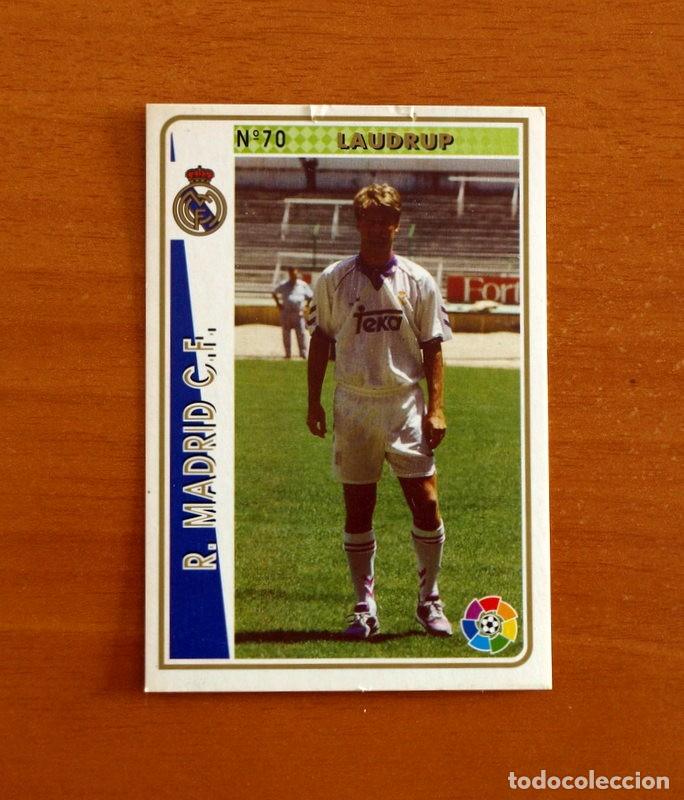 Football Stickers: Real Madrid -N&ordm; 70 Laudrup -Rookie-Mundicromo Las Fichas de la Liga 1994-1995-94-95