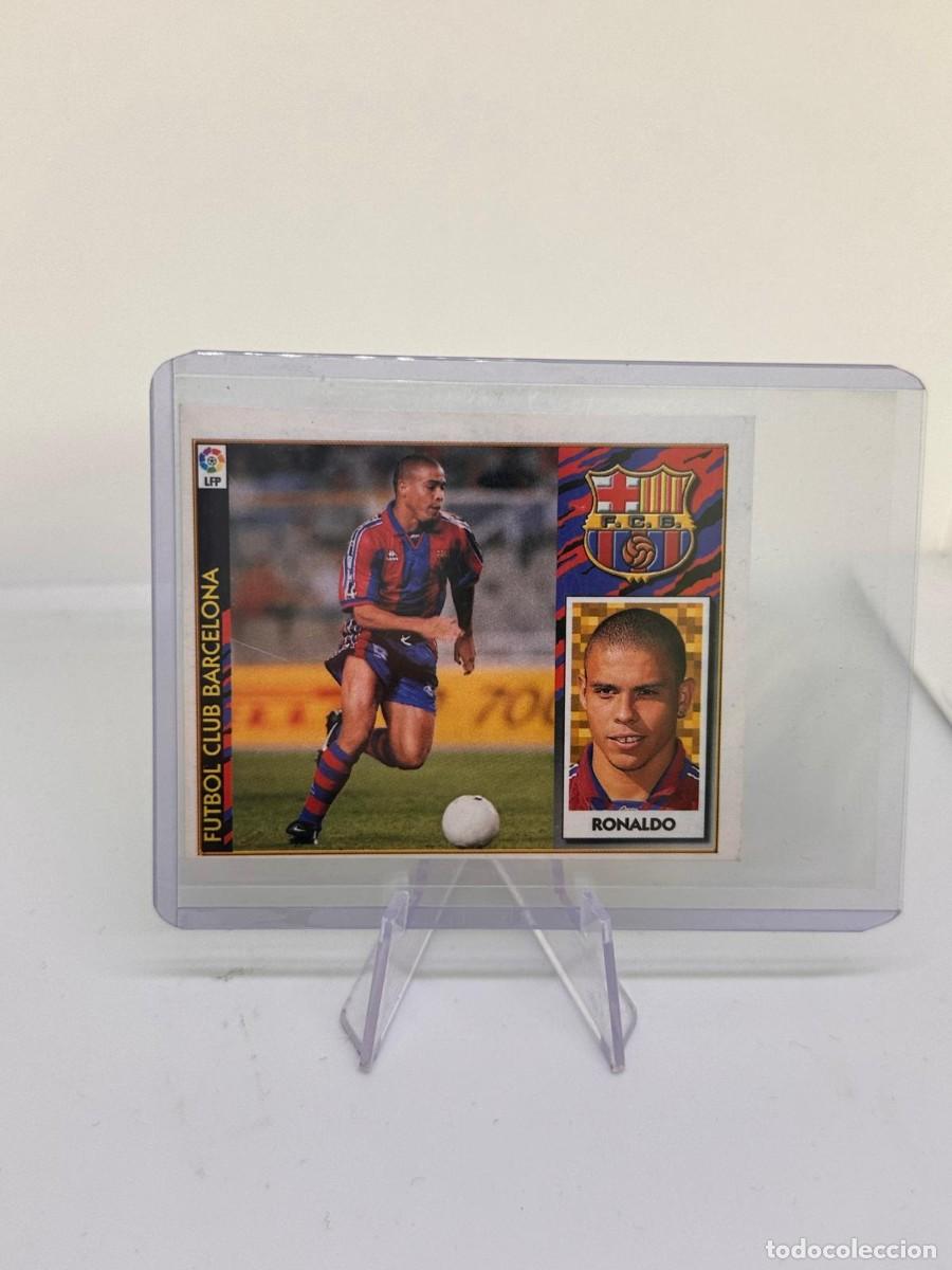 Football Stickers: Ronaldo FC Barcelona Liga Este 97 98 1997 1998 Sin pegar