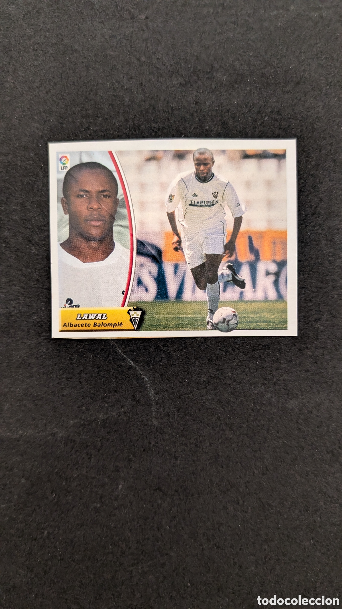 Cromos de f&uacute;tbol: LAWAL ALBACETE LIGA ESTE 2003/04 03 04 RECORTADO