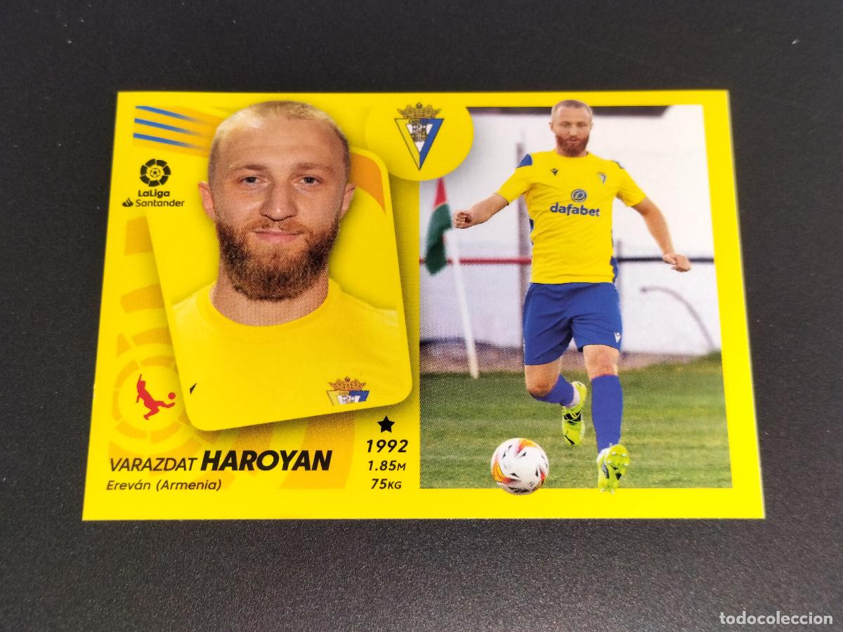 Cromos de f&uacute;tbol: FICHAJE 5 HAROYAN CADIZ CROMOS LALIGA SANTANDER ESTE LIGA FUTBOL 2021 2022 21 22 PANINI