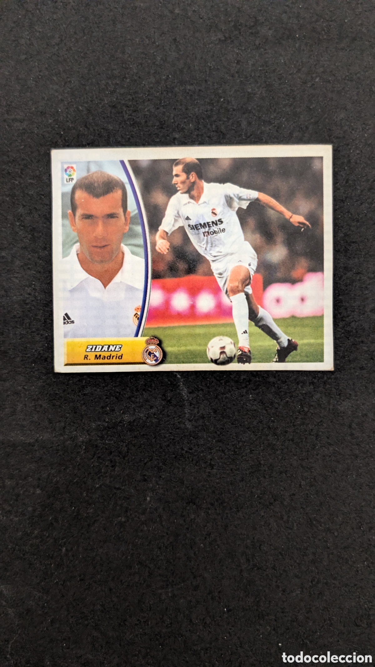 Cromos de f&uacute;tbol: ZIDANE REAL MADRID LIGA ESTE 2003/04 03 04 RECORTADO