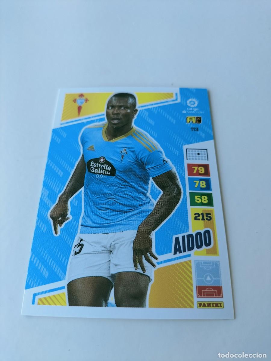 Cromos de f&uacute;tbol: 1 CROMO FICHA PANINI ADRENALYN 2022-2023 22-23 R.C CELTA VIGO 113 AIDOO
