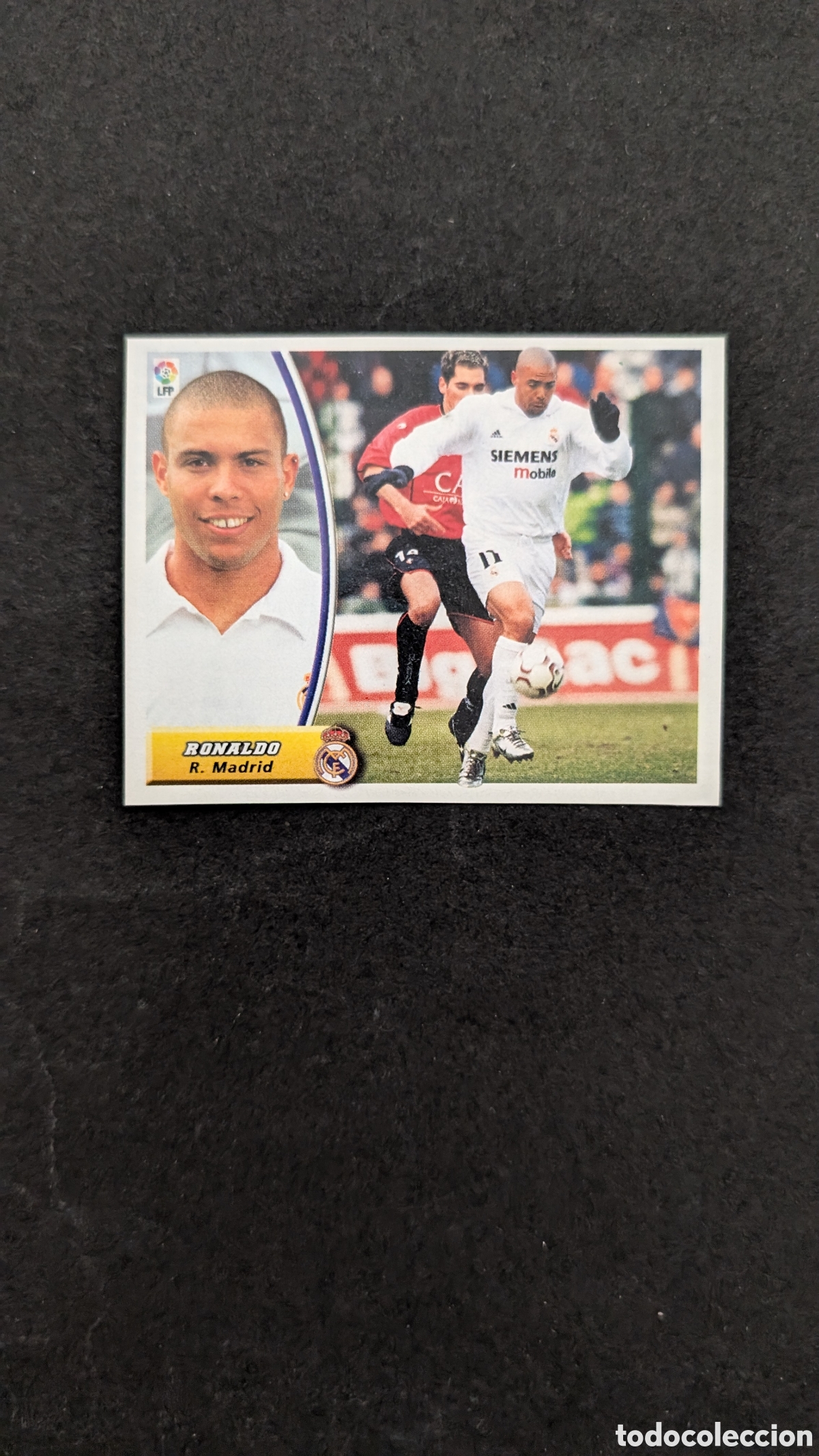 Cromos de f&uacute;tbol: RONALDO REAL MADRID LIGA ESTE 2003/04 03 04 RECORTADO