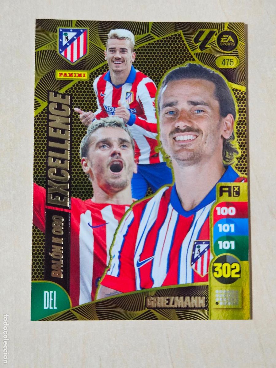 Cromos de f&uacute;tbol: FICHA N&ordm; 470 GRIEZMAN EXCELLENCE - ADRENALYN 24 25 - PANINI 2024 - 25 - CROMO - BALON DE ORO