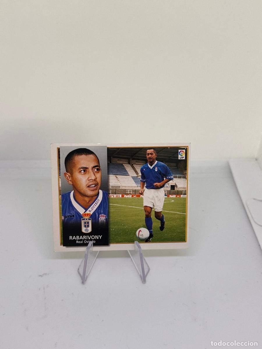 Cromos de f&uacute;tbol: Rabarivony Coloca Real Oviedo Liga Este 98 99 1998 1999 Sin pegar