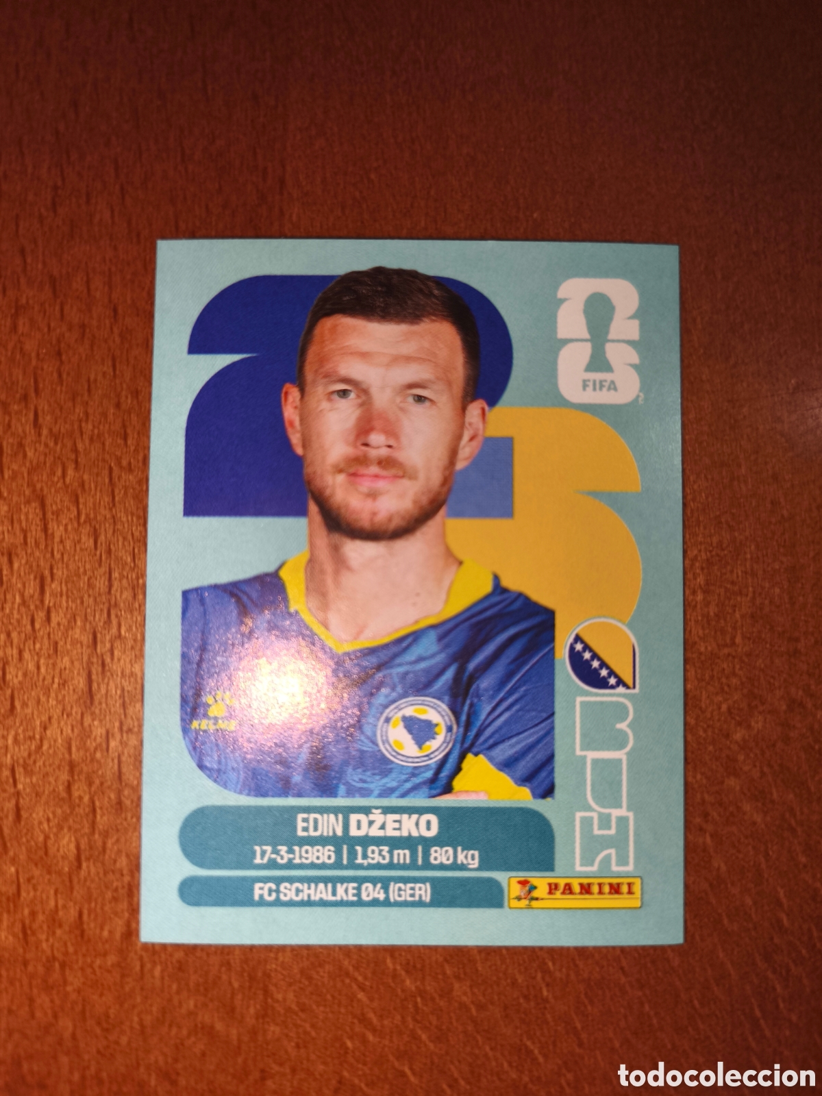 Cromos de f&uacute;tbol: BIH18 Edin Dzeko BIH 18 Fifa World Cup 2026 Bosnia