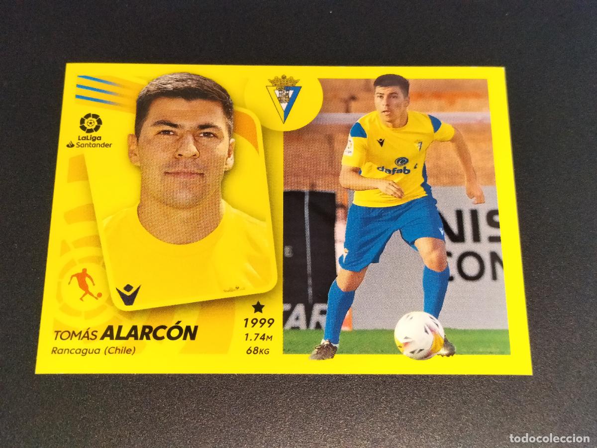 Cromos de f&uacute;tbol: FICHAJE 10 TOMAS ALARCON CADIZ CROMOS LALIGA SANTANDER ESTE LIGA FUTBOL 2021 2022 21 22 PANINI