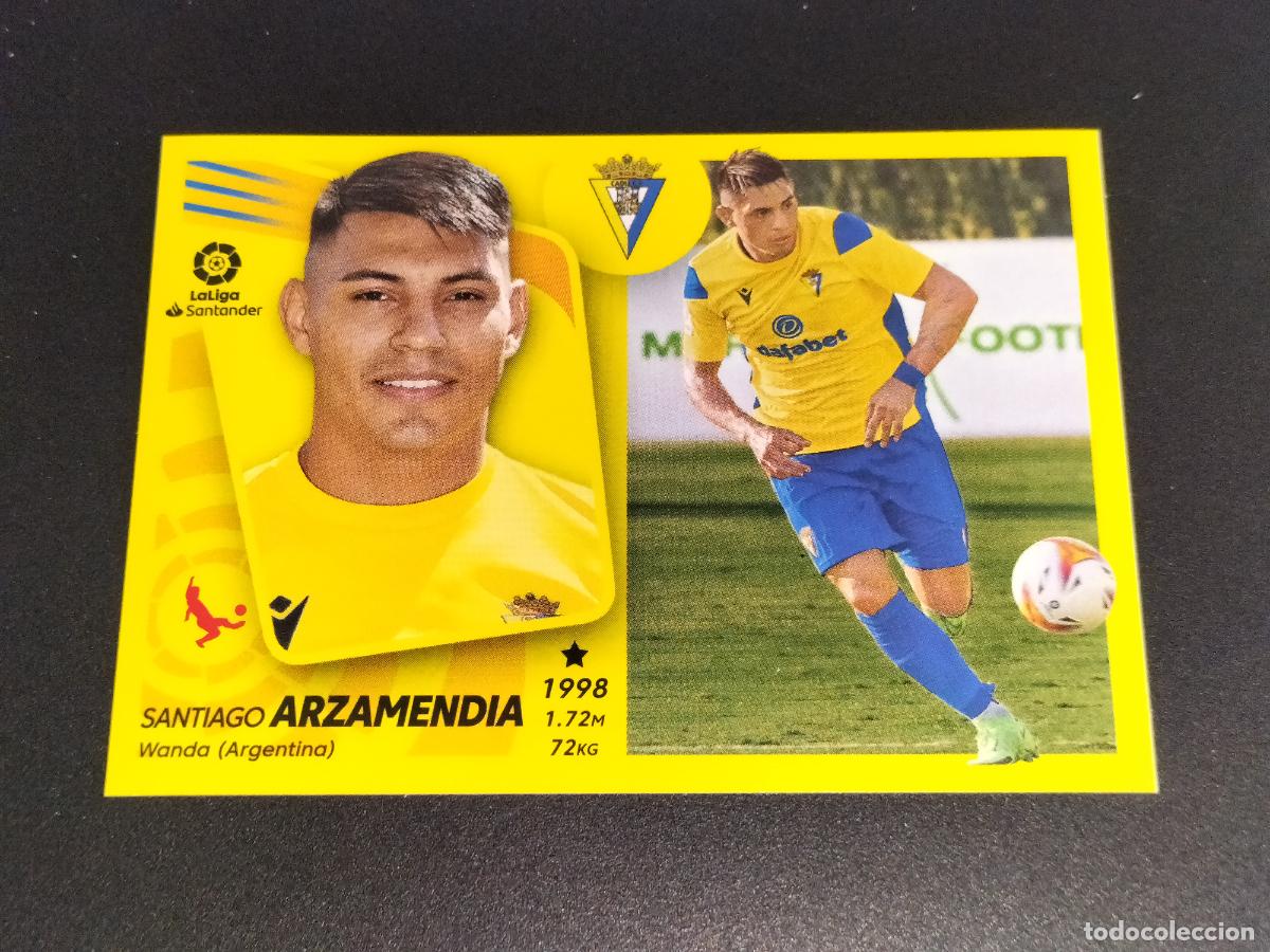 Cromos de f&uacute;tbol: FICHAJE 21 ARZAMENDIA CADIZ CROMOS LALIGA SANTANDER ESTE LIGA FUTBOL 2021 2022 21 22 PANINI