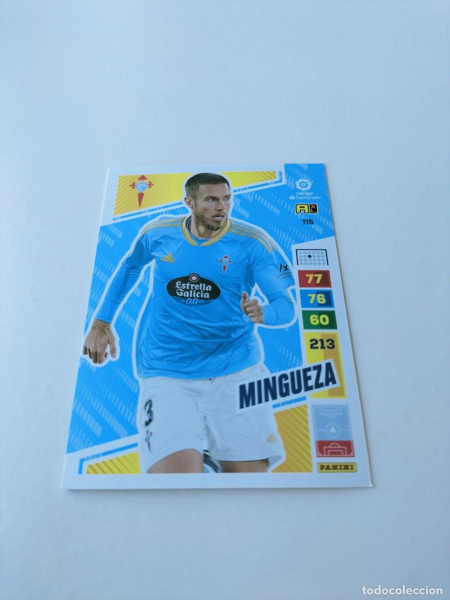 Cromos de f&uacute;tbol: 1 CROMO FICHA PANINI ADRENALYN 2022-2023 22-23 R.C CELTA VIGO 115 MINGUEZA