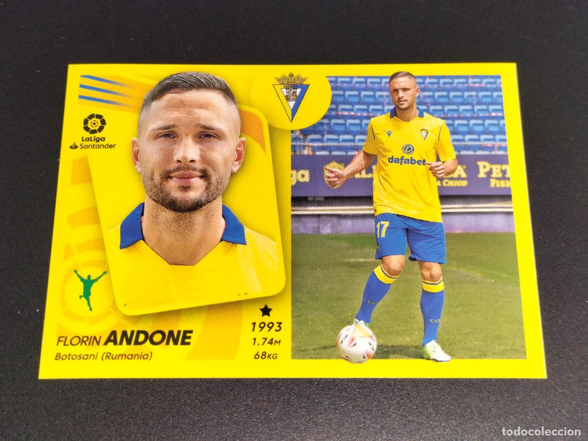Cromos de f&uacute;tbol: FICHAJE 37 ANDONE CADIZ CROMOS LALIGA SANTANDER ESTE LIGA FUTBOL 2021 2022 21 22 PANINI