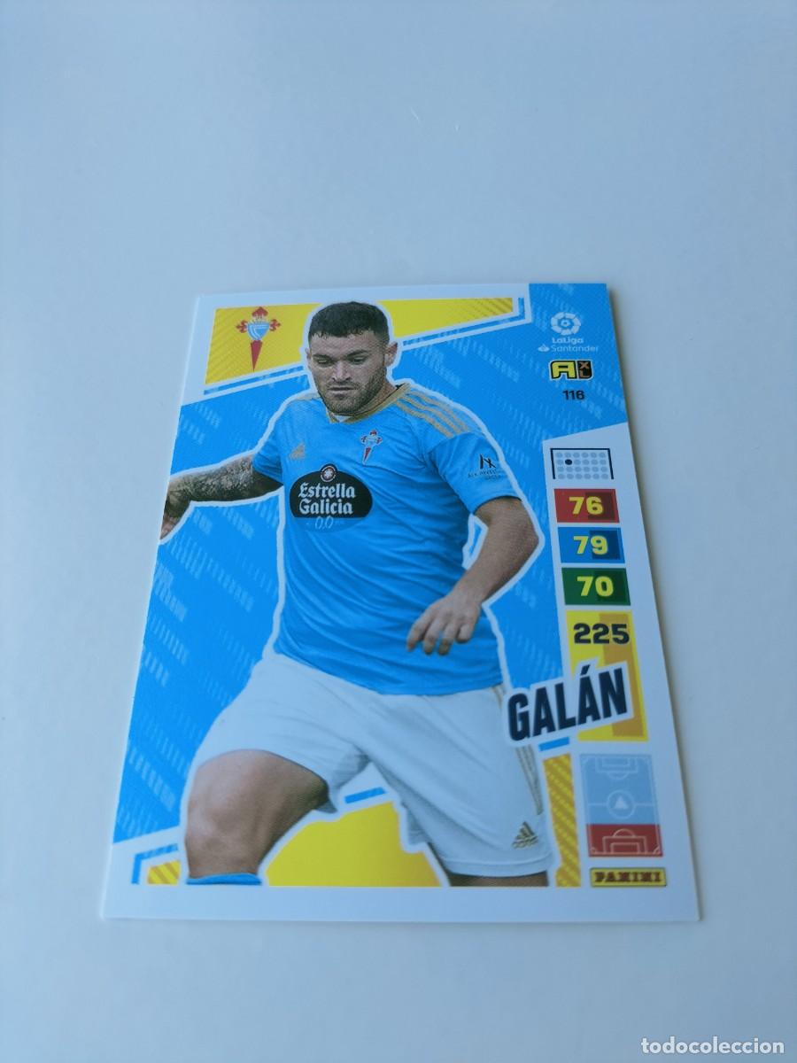 Cromos de f&uacute;tbol: 1 CROMO FICHA PANINI ADRENALYN 2022-2023 22-23 R.C CELTA VIGO 116 GALAN