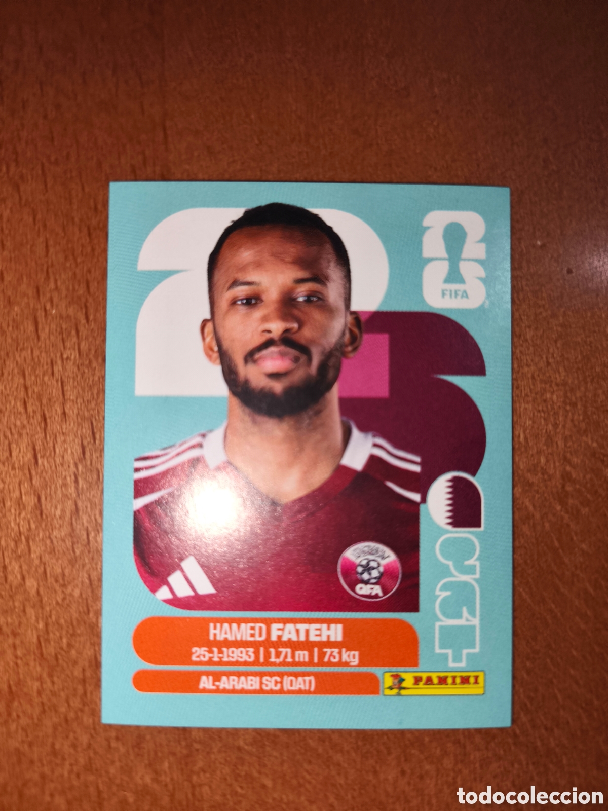 Cromos de f&uacute;tbol: QAT12 Hamed Fatehi QAT 12 Fifa World Cup 2026 Catar