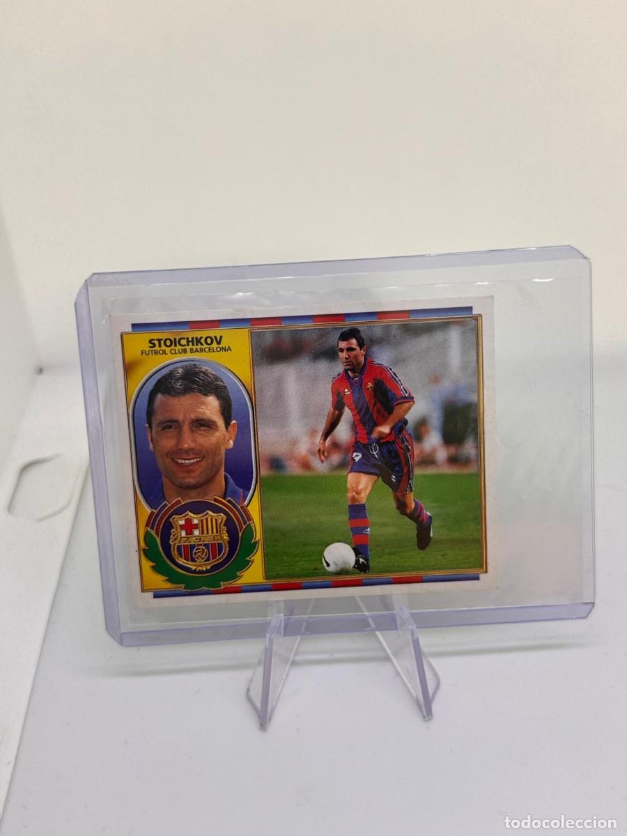 Cromos de f&uacute;tbol: Stoichkov FC Barcelona Fichajes N&ordm;14 Liga Este 96 97 1996 1997 sin pegar