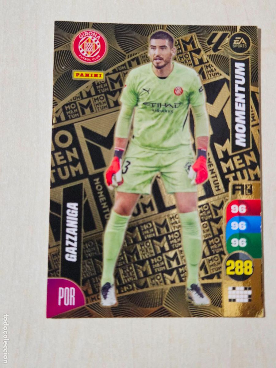 Cromos de f&uacute;tbol: FICHA GAZZANIGA - ADRENALYN 24 25 - PANINI 2024 - 25 - CROMO - MOMENTUM