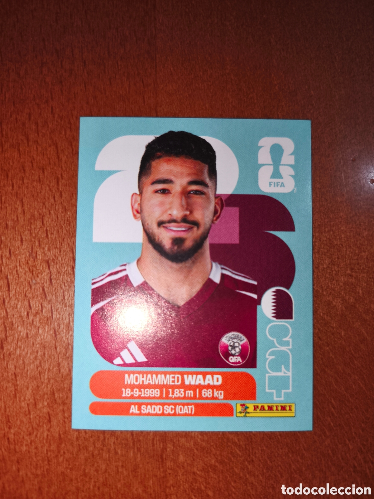 Cromos de f&uacute;tbol: QAT14 Mohammed Waad QAT 14 Fifa World Cup 2026 Catar