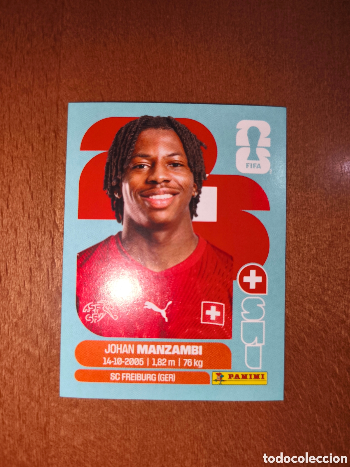 Cromos de f&uacute;tbol: SUI15 Johan Manzambi SUI 15 Fifa World Cup 2026 Suiza