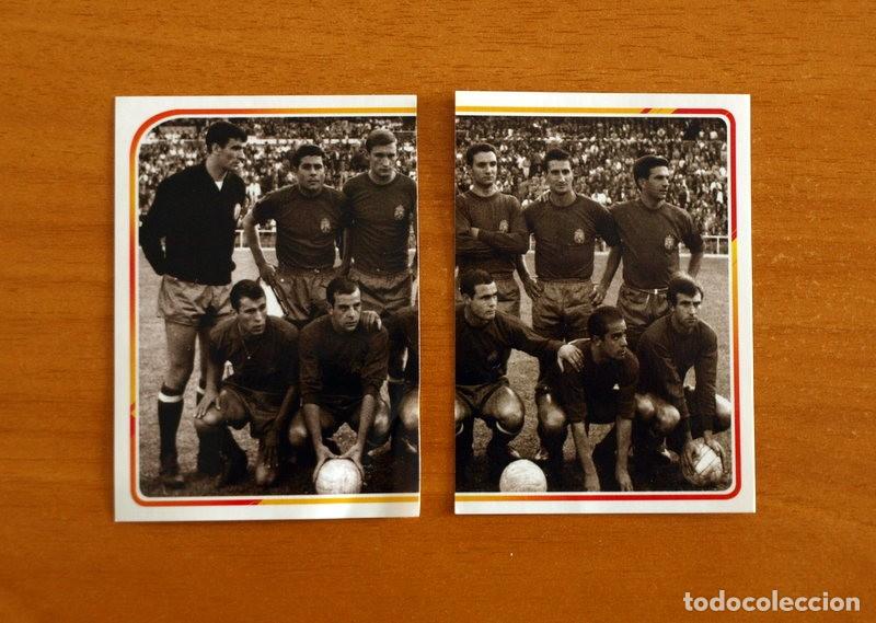 Cartes &agrave; collectionner de Football: El &Aacute;lbum de la Selecci&oacute;n Espa&ntilde;ola-Espa&ntilde;a - N&ordm; 1-2 Alineaci&oacute;n-Panini Euro 2020-Carrefour-Nunca Pegado