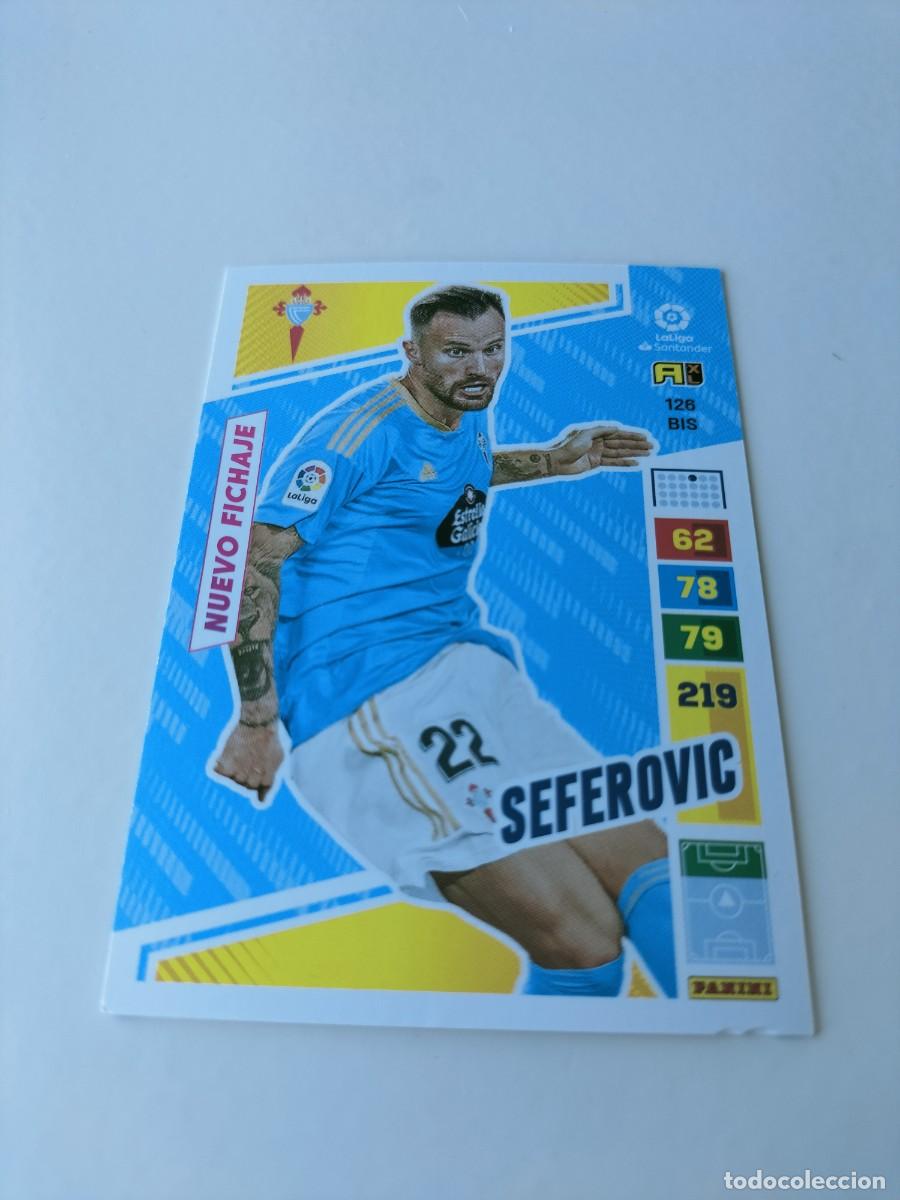 Cromos de f&uacute;tbol: 1 CROMO FICHA PANINI ADRENALYN 2022-2023 22-23 R.C CELTA VIGO 126 bis SEFEROVIC ( NUEVO FICHAJE