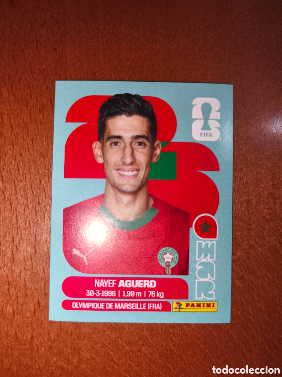 Cromos de f&uacute;tbol: MAR6 Nayef Aguerd MAR 6 Fifa World Cup 2026 Marruecos