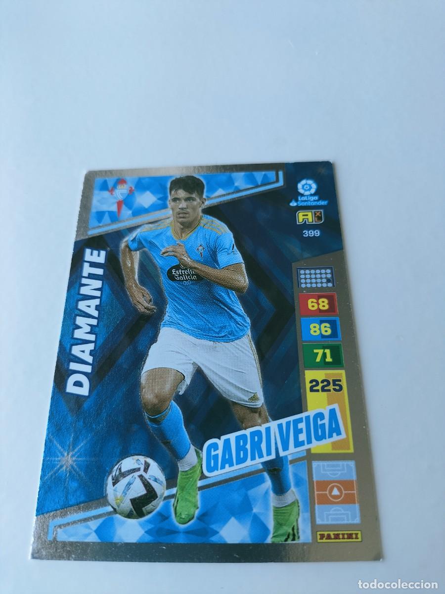 Cromos de f&uacute;tbol: P1 CROMO FICHA PANINI ADRENALYN 2022-2023 22-23 R.C CELTA VIGO 399 GABRI VEIGA ( DIAMANTE