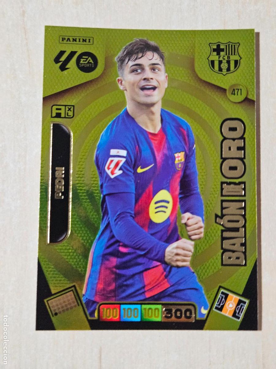 Cromos de f&uacute;tbol: FICHA N&ordm; 471 PEDRI - ADRENALYN 25 26 - PANINI 2025 - 26 - CROMO - BALON DE ORO