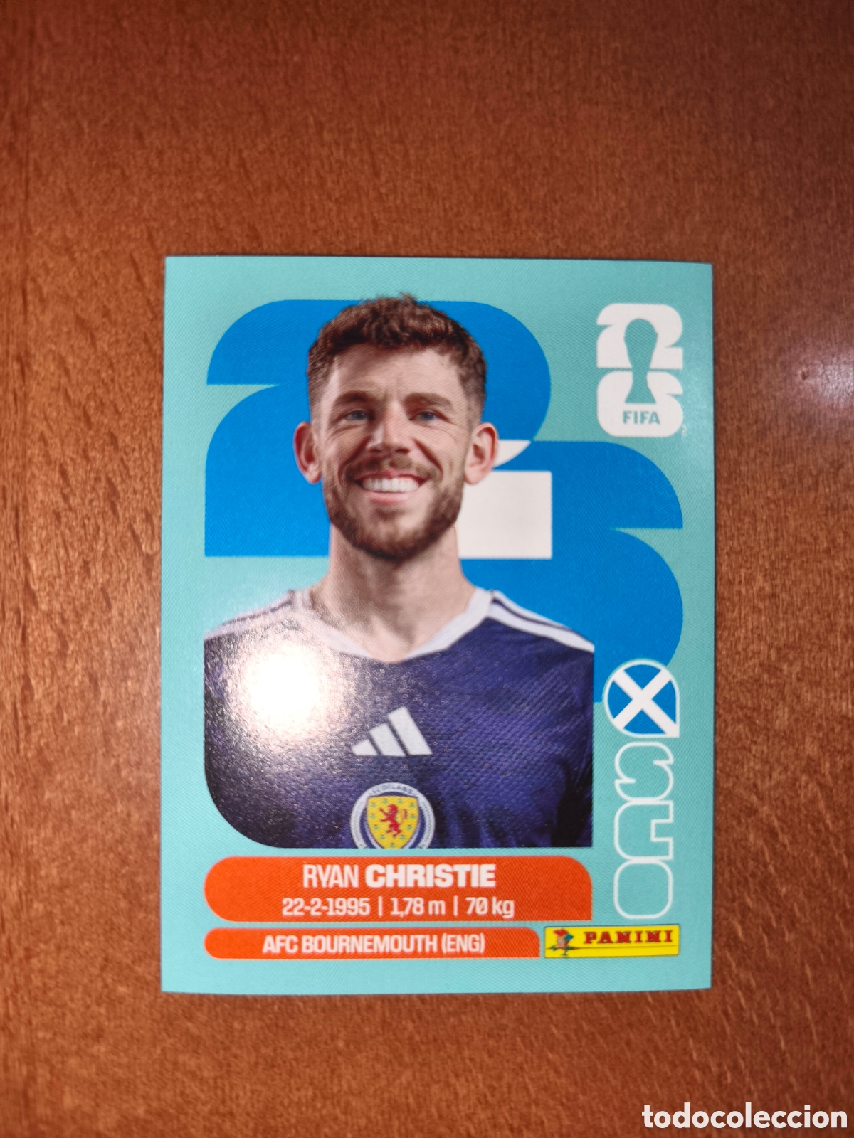 Cromos de f&uacute;tbol: SCO15 Ryan Christie SCO 15 Fifa World Cup 2026 Escocia