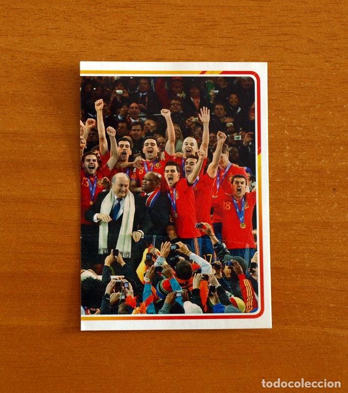 Cromos de f&uacute;tbol: El &Aacute;lbum de la Selecci&oacute;n Espa&ntilde;ola-Espa&ntilde;a - N&ordm; 8 Campeones-Panini Euro 2020-Carrefour-Nunca Pegado