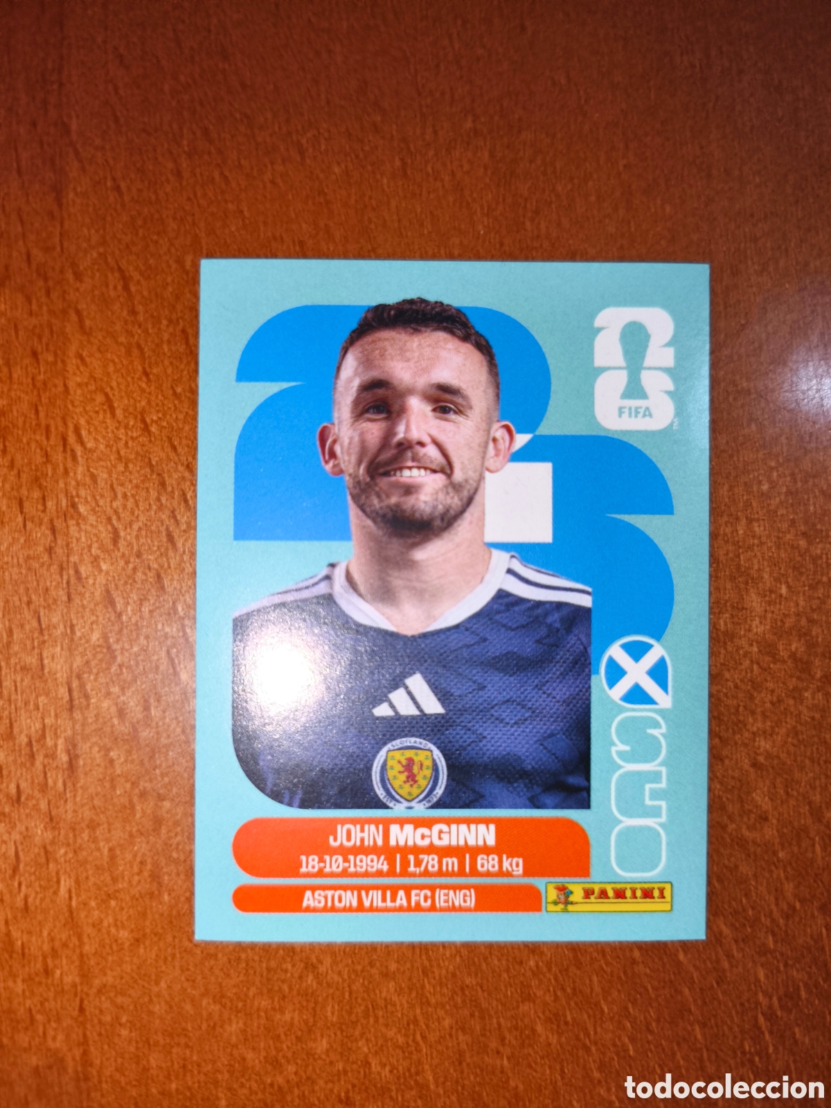 Cromos de f&uacute;tbol: SCO17 John McGinn SCO 17 Fifa World Cup 2026 Escocia