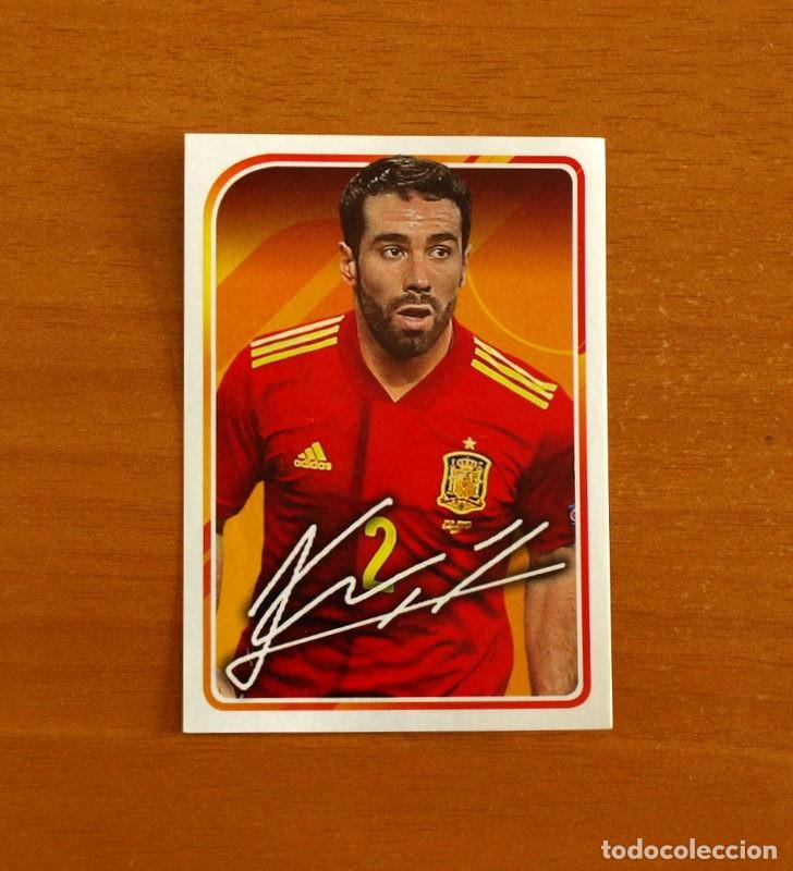 Cromos de f&uacute;tbol: El &Aacute;lbum de la Selecci&oacute;n Espa&ntilde;ola-Espa&ntilde;a -N&ordm; 22 Carvajal -Panini Euro 2020-Carrefour-Nunca Pegado
