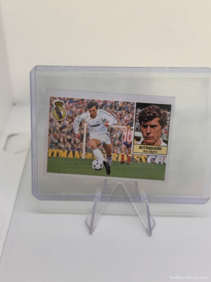 Cromos de f&uacute;tbol: Butrague&ntilde;o Real Madrid Liga Este 84 85 1984 1985 Sin pegar