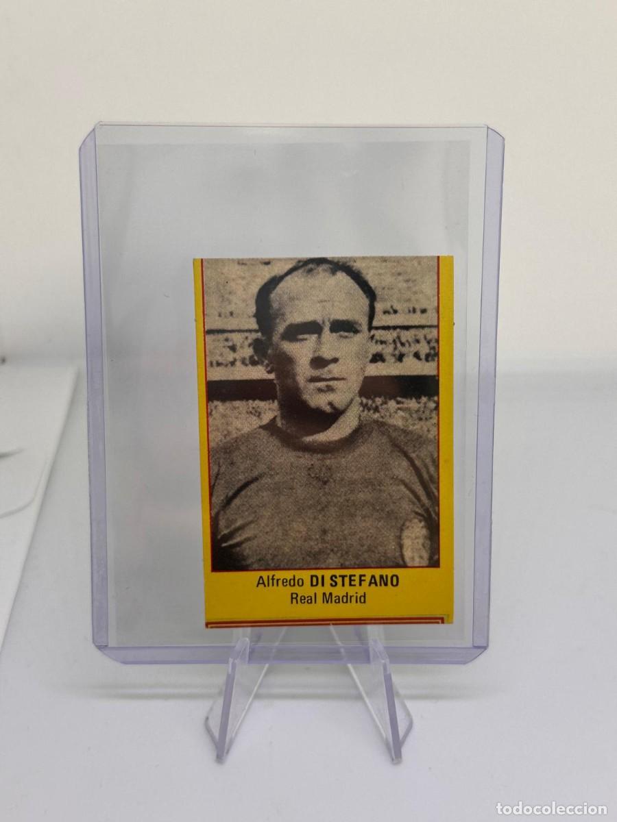 Cromos de f&uacute;tbol: Alfredo Di Stefano Real Madrid Super Futbol 1984 Cromos Rollan sin pegar