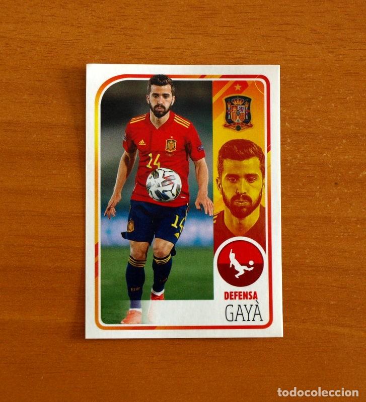 Cromos de f&uacute;tbol: El &Aacute;lbum de la Selecci&oacute;n Espa&ntilde;ola-Espa&ntilde;a -N&ordm; 37 Gaya -Panini Euro 2020-Carrefour-Nunca Pegado
