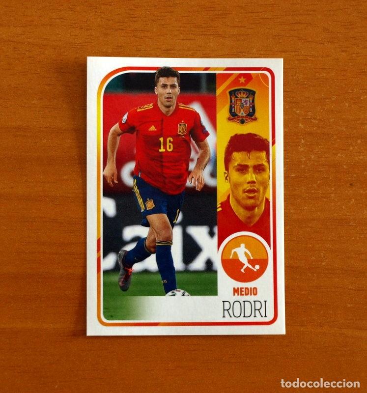 Cromos de f&uacute;tbol: El &Aacute;lbum de la Selecci&oacute;n Espa&ntilde;ola-Espa&ntilde;a -N&ordm; 39 Rodri -Panini Euro 2020-Carrefour-Nunca Pegado