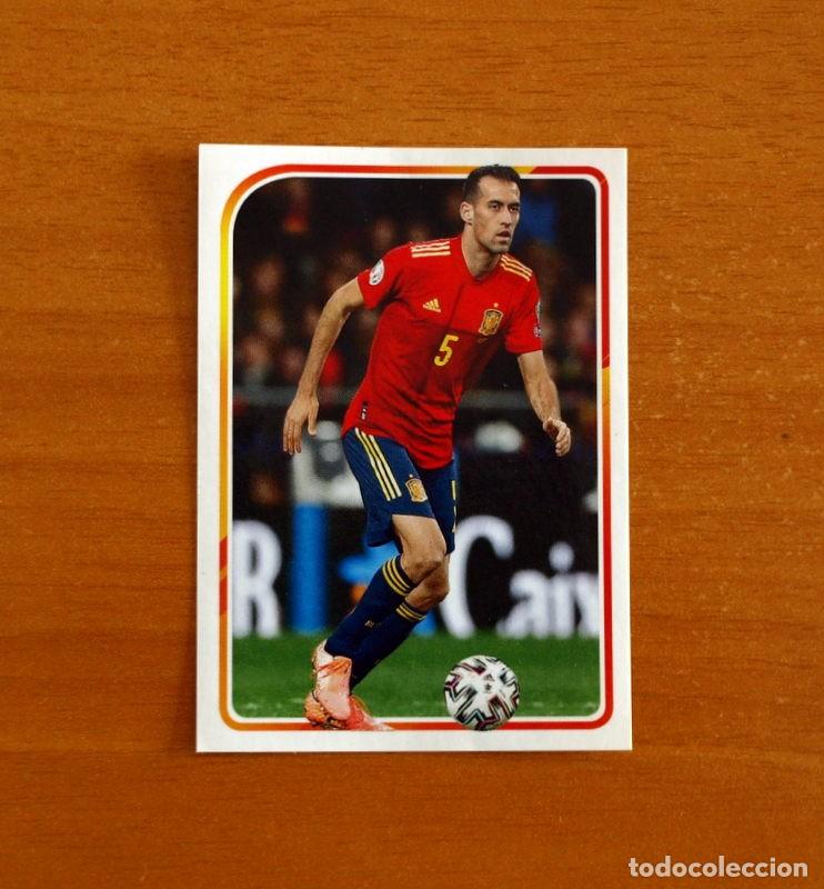 Cromos de f&uacute;tbol: El &Aacute;lbum de la Selecci&oacute;n Espa&ntilde;ola-Espa&ntilde;a -42 Sergio Busquets-Panini Euro 2020-Carrefour-Nunca Pegado