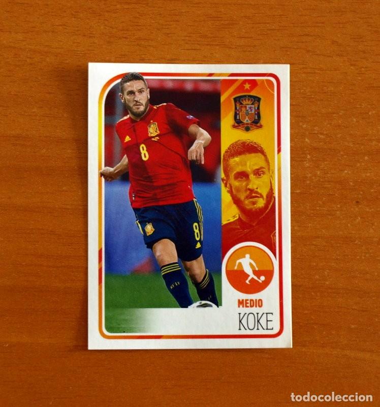 Cromos de f&uacute;tbol: El &Aacute;lbum de la Selecci&oacute;n Espa&ntilde;ola-Espa&ntilde;a -N&ordm; 45 Koke -Panini Euro 2020-Carrefour-Nunca Pegado