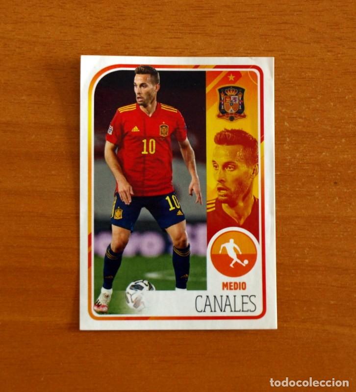 Cromos de f&uacute;tbol: El &Aacute;lbum de la Selecci&oacute;n Espa&ntilde;ola-Espa&ntilde;a -N&ordm; 49 Canales -Panini Euro 2020-Carrefour-Nunca Pegado