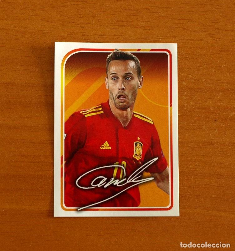 Cromos de f&uacute;tbol: El &Aacute;lbum de la Selecci&oacute;n Espa&ntilde;ola-Espa&ntilde;a -N&ordm; 50 Canales -Panini Euro 2020-Carrefour-Nunca Pegado