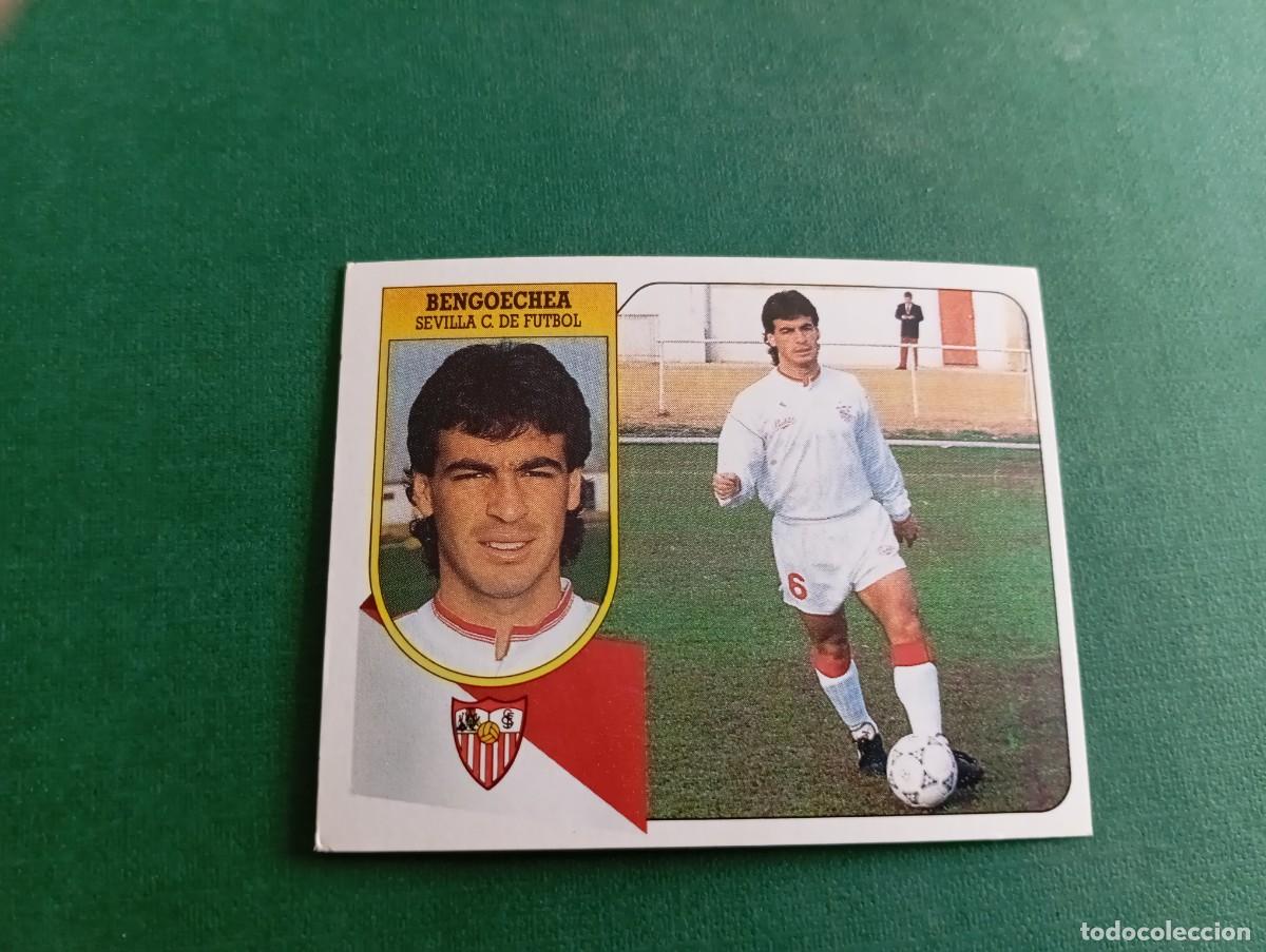 Cartes &agrave; collectionner de Football: Liga Este 1991 1992 91 92 SEVILLA FC BENGOECHEA NUNCA PEGADO