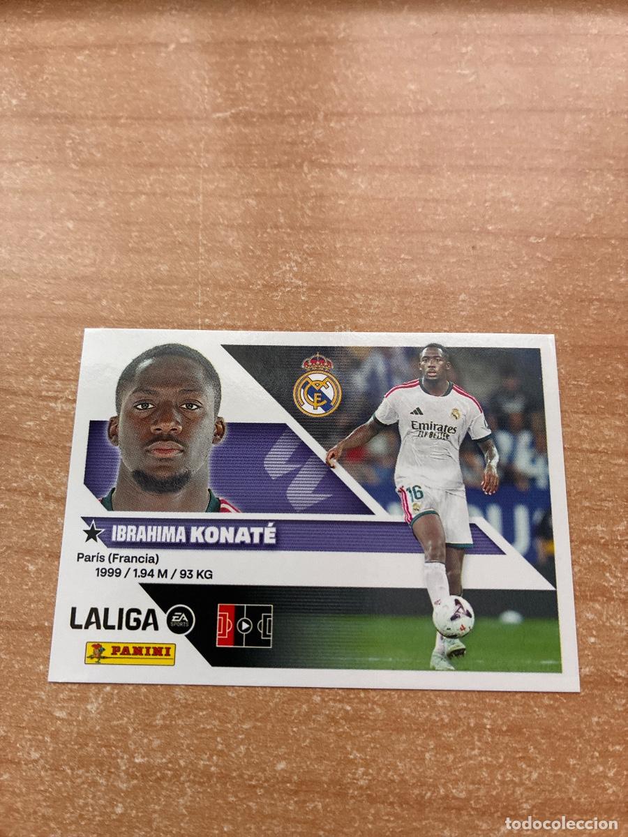 Cromos de f&uacute;tbol: 7 BIS KONATE REAL MADRID LIGA ESTE 2026 2027