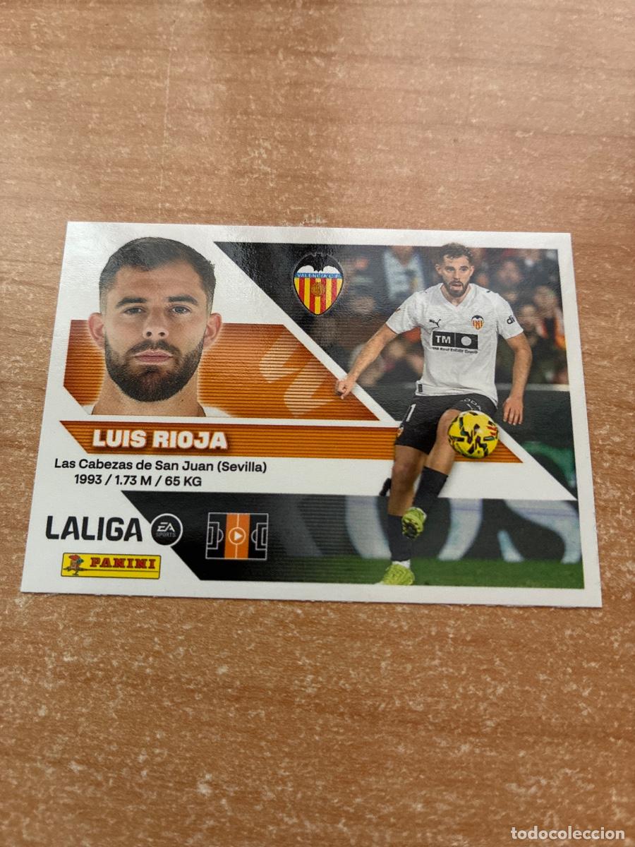 Cromos de f&uacute;tbol: 14 LUIS RIOJA VALENCIA LIGA ESTE 2026 2027