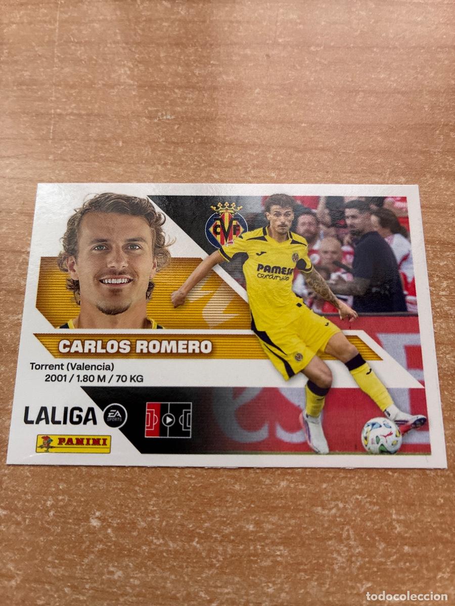 Cromos de f&uacute;tbol: 4 CARLOS ROMERO &Uacute;LTIMO FICHAJE VILLARREAL LIGA ESTE 2026 2027
