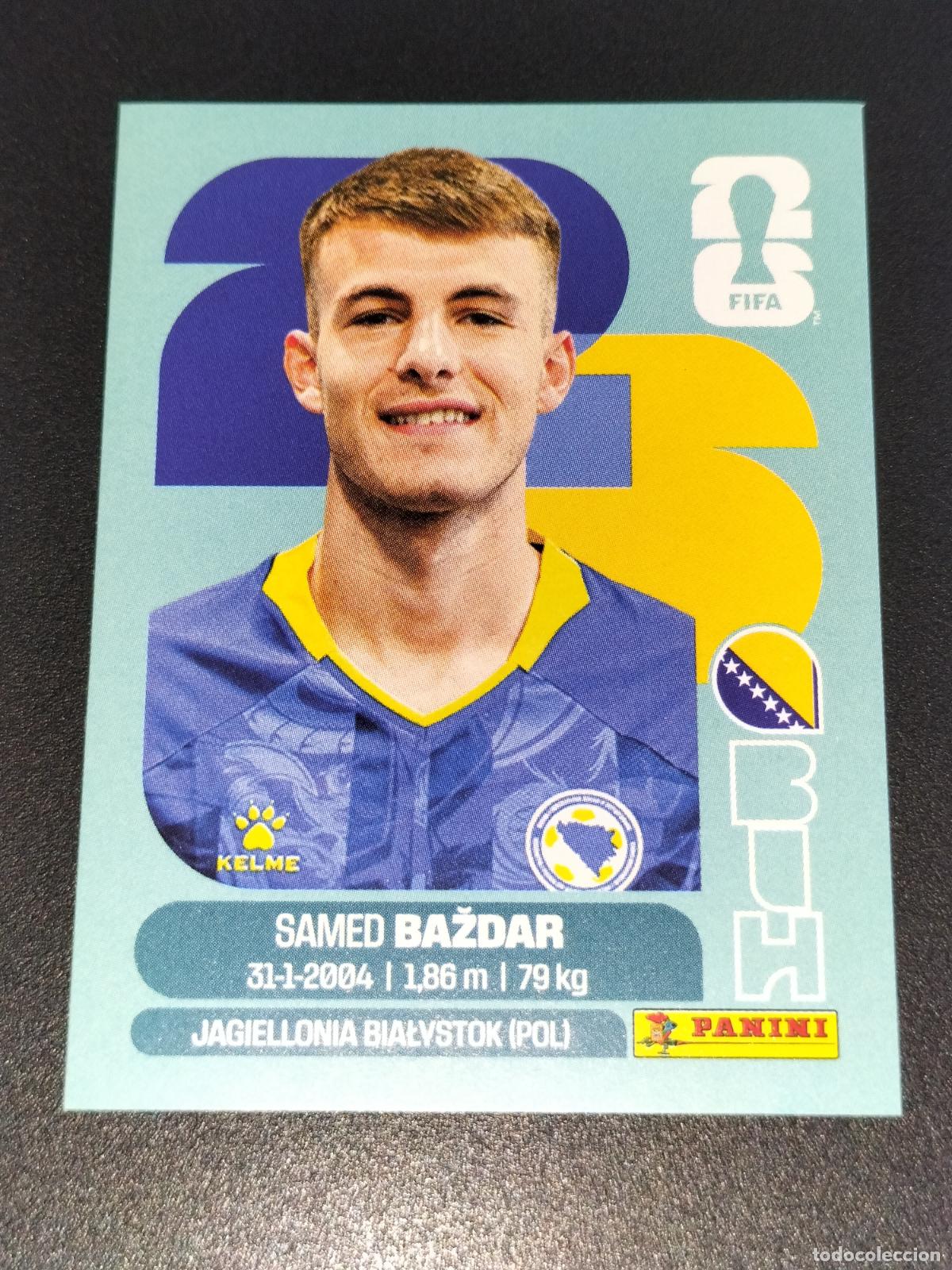Cromos de f&uacute;tbol: BIH 19 SAMED BAZDAR BOSNIA HERZEGOVINA CROMOS STICKER MUNDIAL 26 2026 FIFA WORLD CUP PANINI
