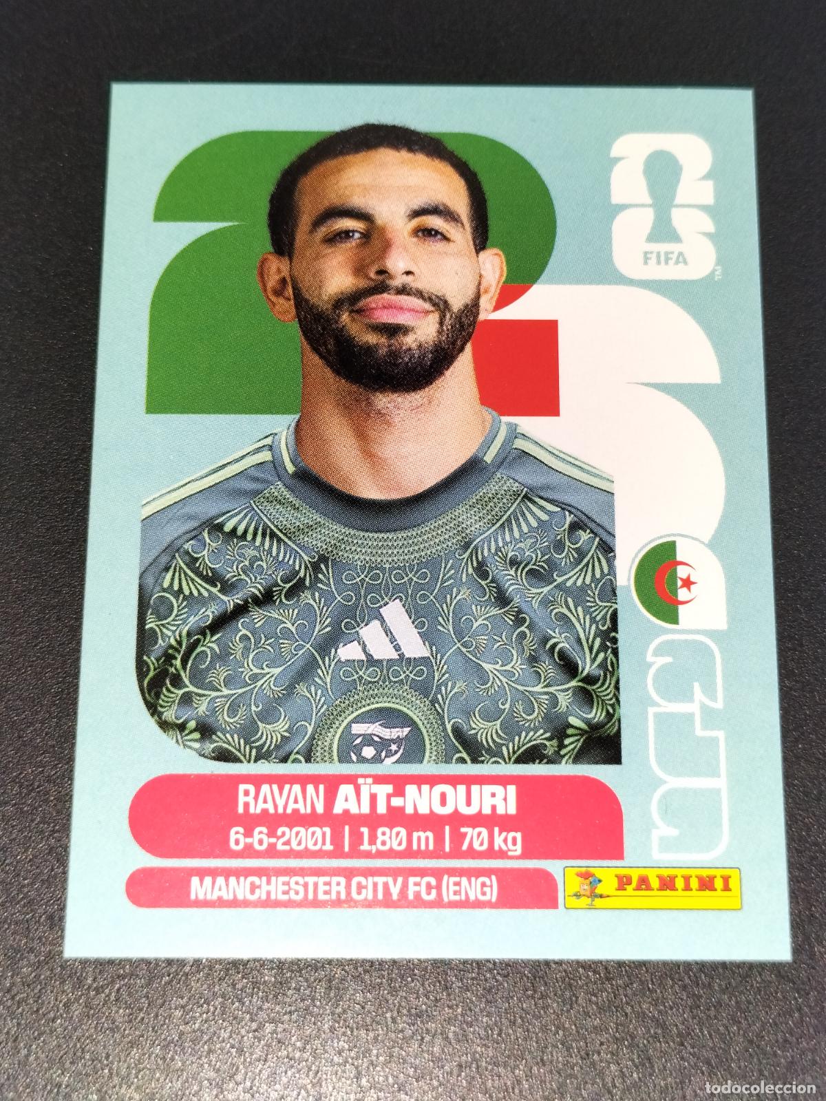 Cromos de f&uacute;tbol: ALG 5 RAYAN AIT-NOURI ARGELIA CROMOS STICKER MUNDIAL 26 2026 FIFA WORLD CUP PANINI