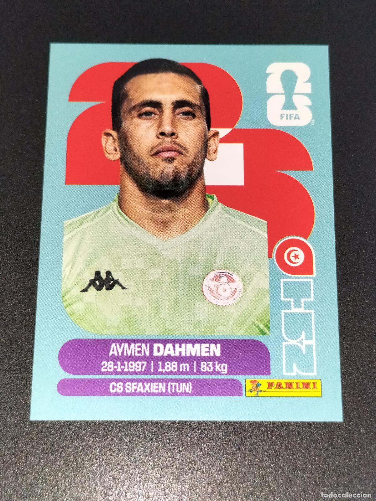 Cromos de f&uacute;tbol: TUN 3 AYMEN DAHMEN TUNEZ CROMOS STICKER MUNDIAL 26 2026 FIFA WORLD CUP PANINI