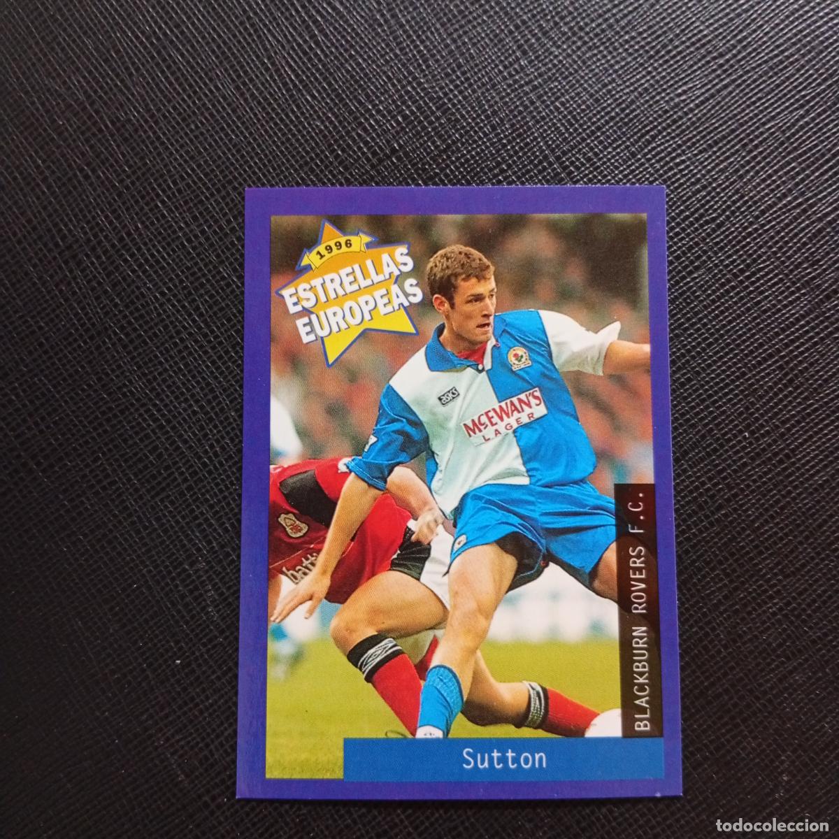 Cromos de f&uacute;tbol: 35 SUTTON BLACKBURN ROVERS PANINI ESTRELLAS EUROPEAS 1996 CROMO FUTBOL 96 - A33 PG52