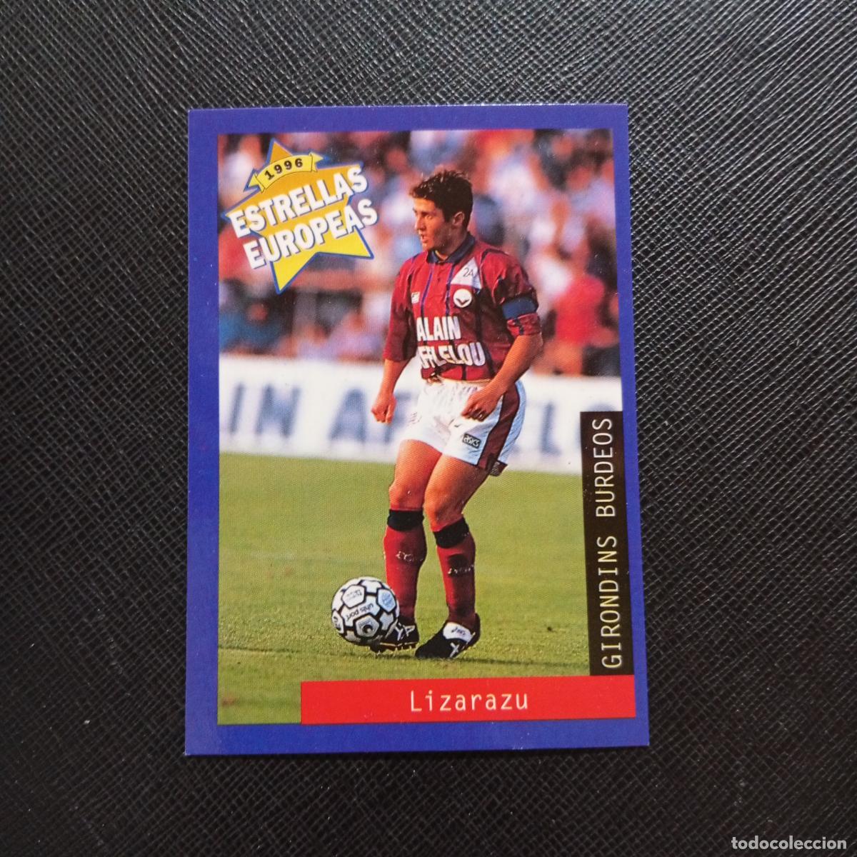 Cromos de f&uacute;tbol: 118 LIZARAZU BURDEOS PANINI ESTRELLAS EUROPEAS 1996 CROMO FUTBOL 96 - A33 PG54